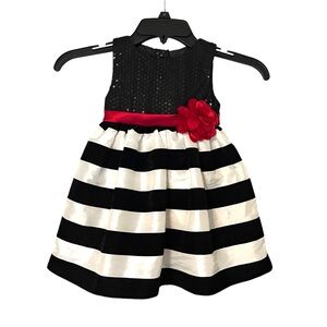 SWEET HEART ROSE Valentine party dress baby size 24 months wedding formal